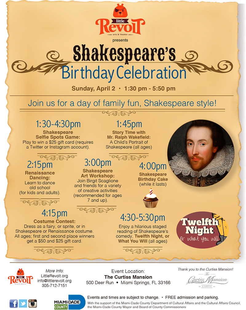 Shakespeares-Birthday-Celebration-Poster