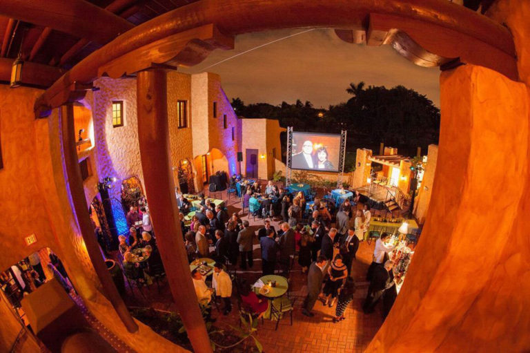Corporate Function at the open Patio at Curtiss Mansion