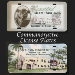 Curtiss Mansion Commemorative license plates